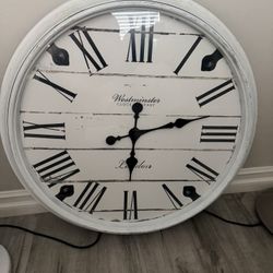 Modern Barn Wall Clock