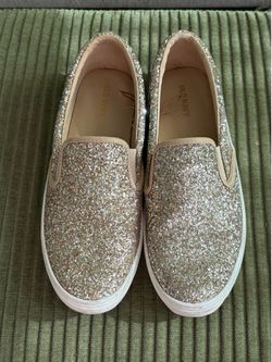 Gold Glitter  Shoes