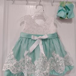 Toddler Easter Dress & Bow