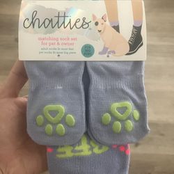 Chatties Matching Socks For Pet And Owner