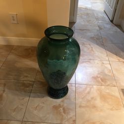 Very Unique Large Glass Vase