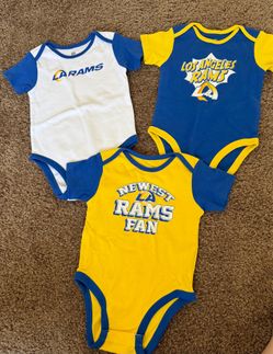 Rams baby onesies