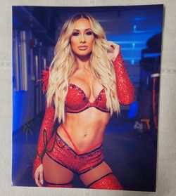 Carmella Autographed 8x10 Photo WWE