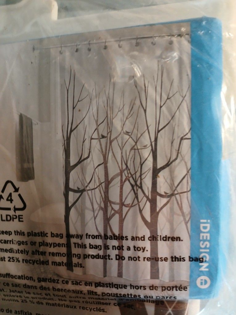 Very Unique Tree Branched Cloth Shower Curtain. Now Only $6