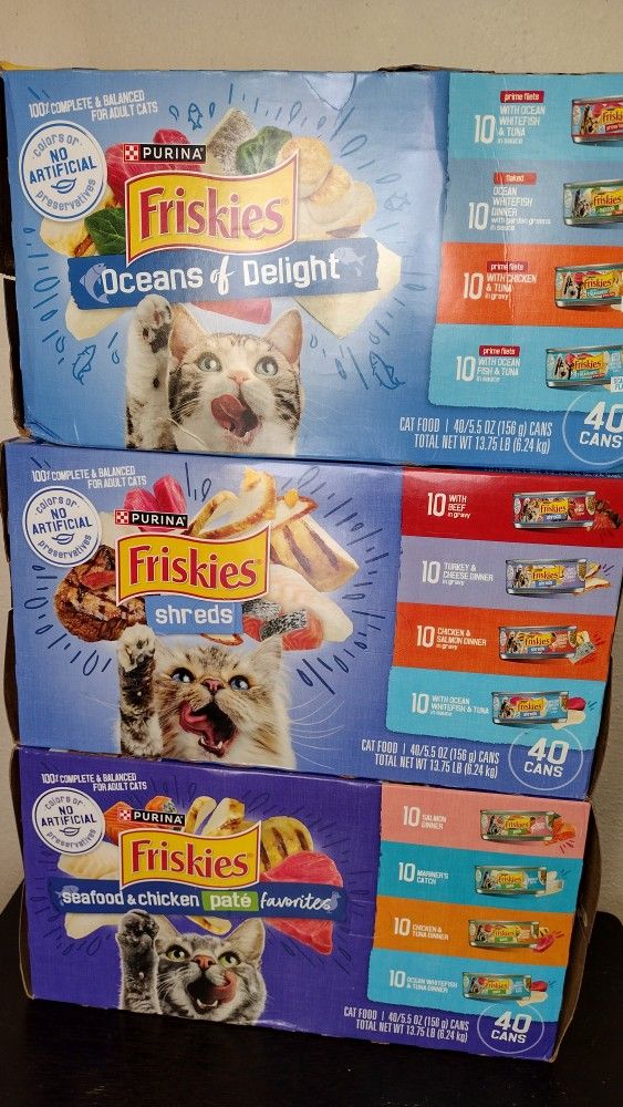 Pick Up Only !!! Frisky's 40 Count Cases Cat Food