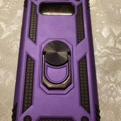 Samsung Galaxy S8 phone case
Color is purple/black 
With Kickstand/FingerRing 

Please go to my page and see other items that I have listed thank you 