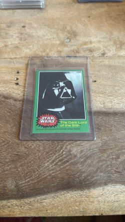 1977 Star Wars Darth Vader # 217