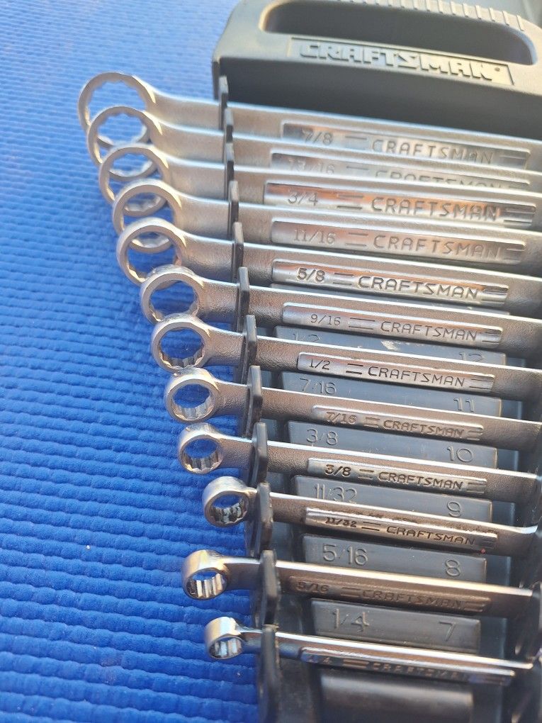 Craftsman Made In 🇺🇸 12 Piece SAE Wrench Set