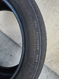 265/45r20 CONTINENTAL TIRE