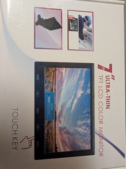 7-Inch Ultra-Thin TFT LCD Color Monitor