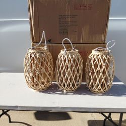 Natural Willow Candle Holder 