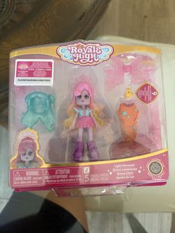 Royale High 3 inch Light Mermaid Fashion Doll - 1 Figure with 9 Fashion Accessories