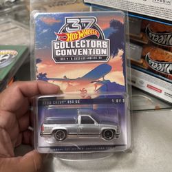 Hot Wheels 37th Collectors Convention 1990 Chevy 454 SS #0482/6200