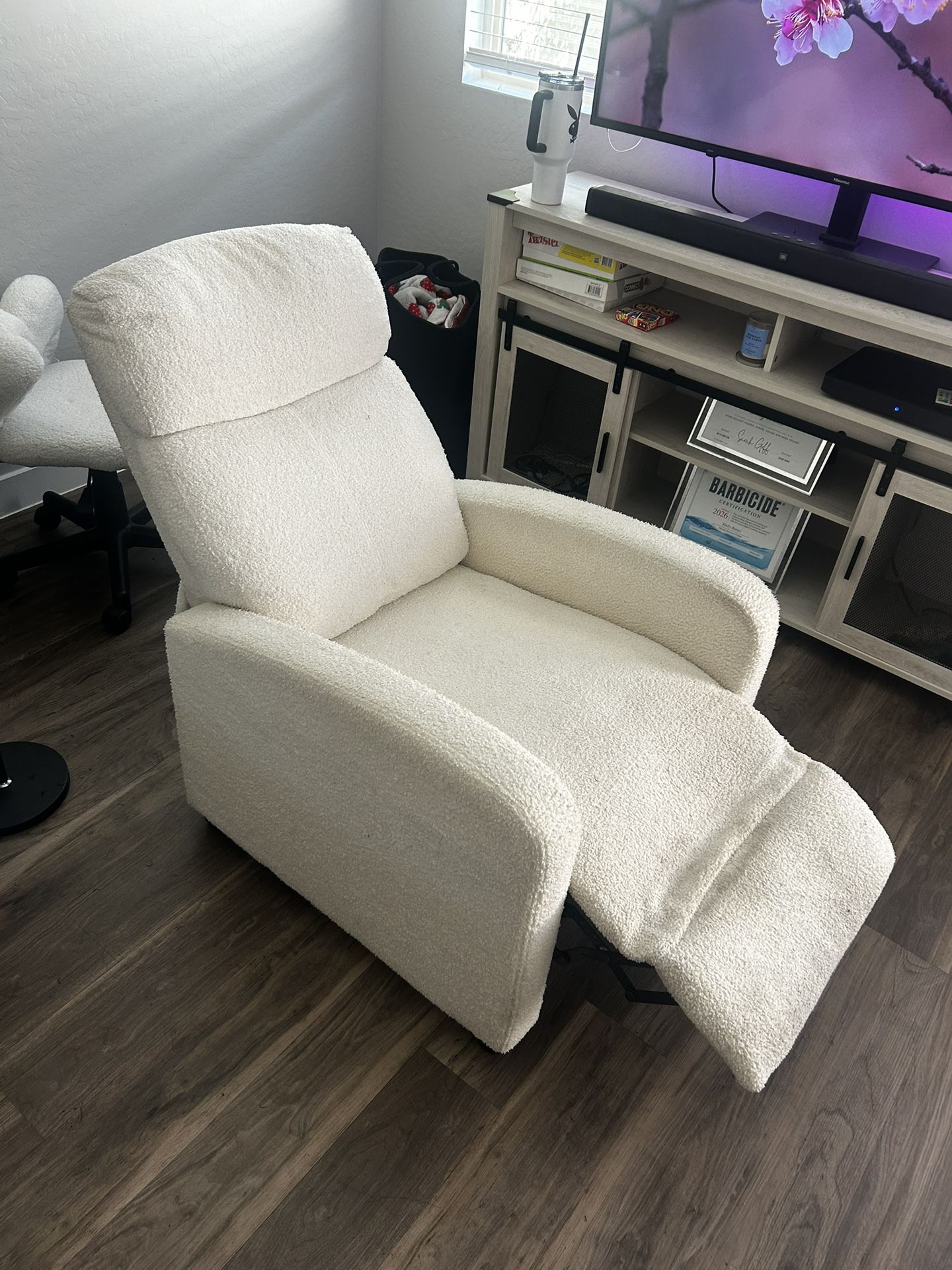 White Recliner