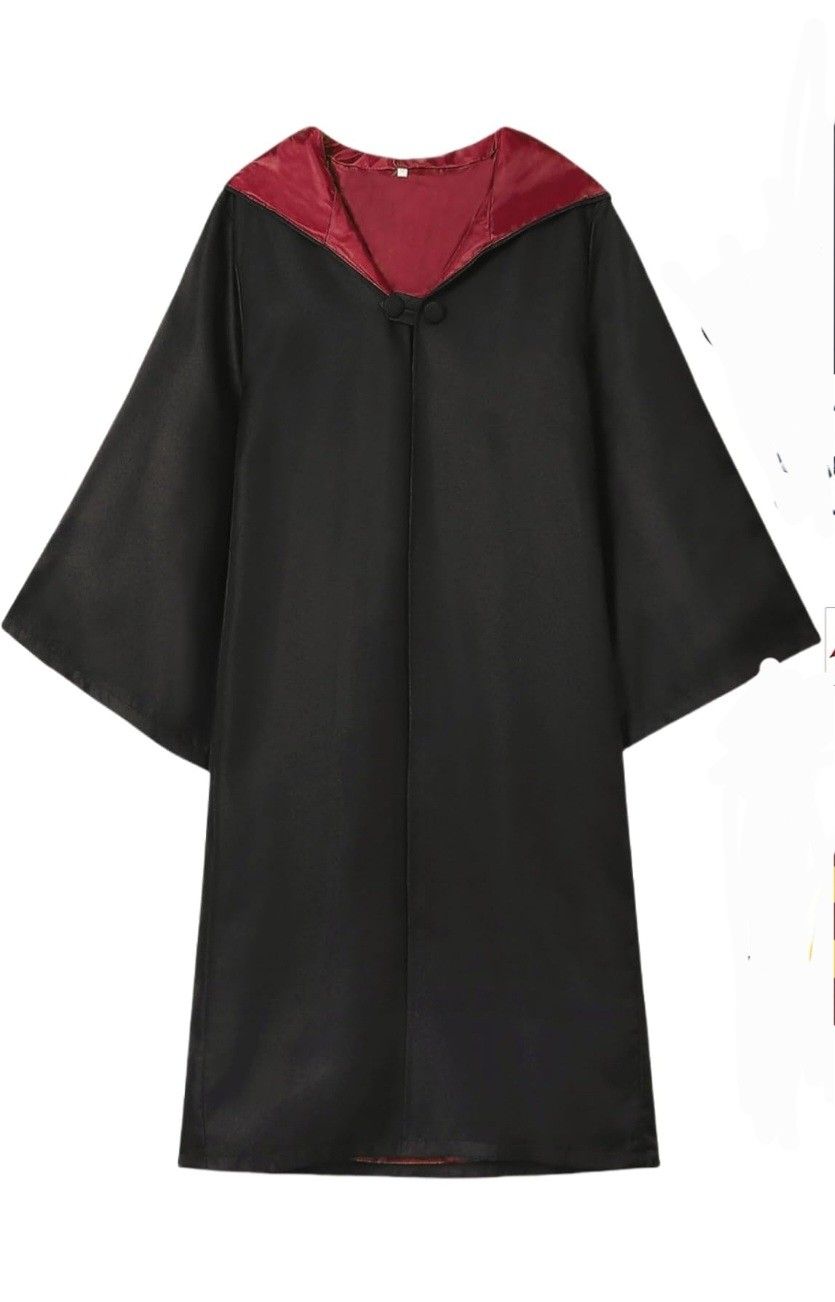Wizard Costume for Kids & Teens, Wizard Robe Cosplay for Boys Girls Halloween Dress Up, Only Robe