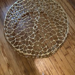 Gold Coffee Table 