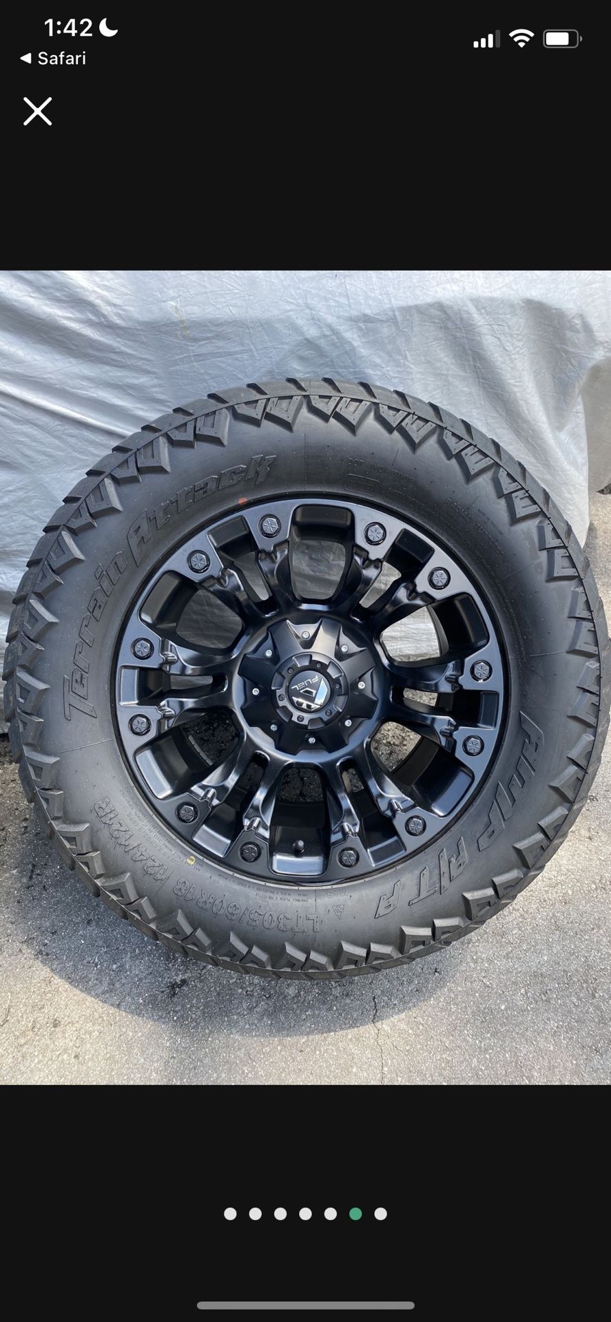 20”Fuel Off Road Assault Black Wheels Available  - 0% Financing  - No Credit Needed - $40 Down Only