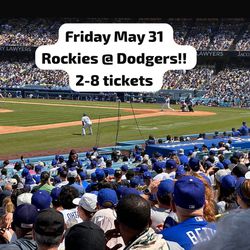 Dodgers May 31 Friday 