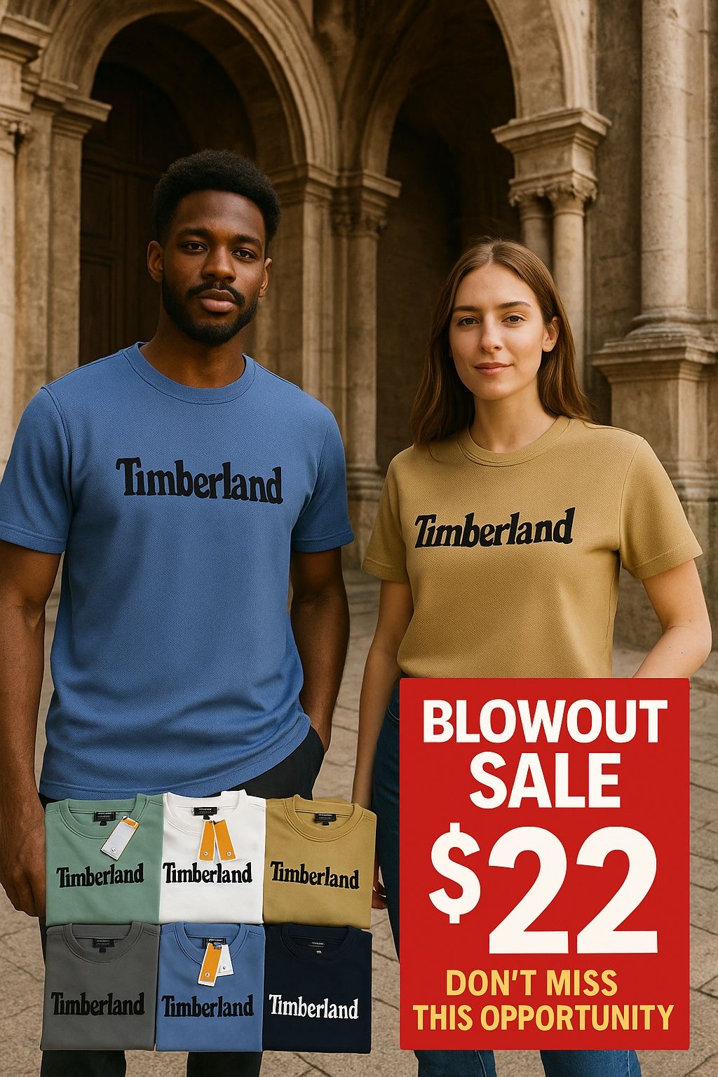 Brand new Timberland T-shirt on sale