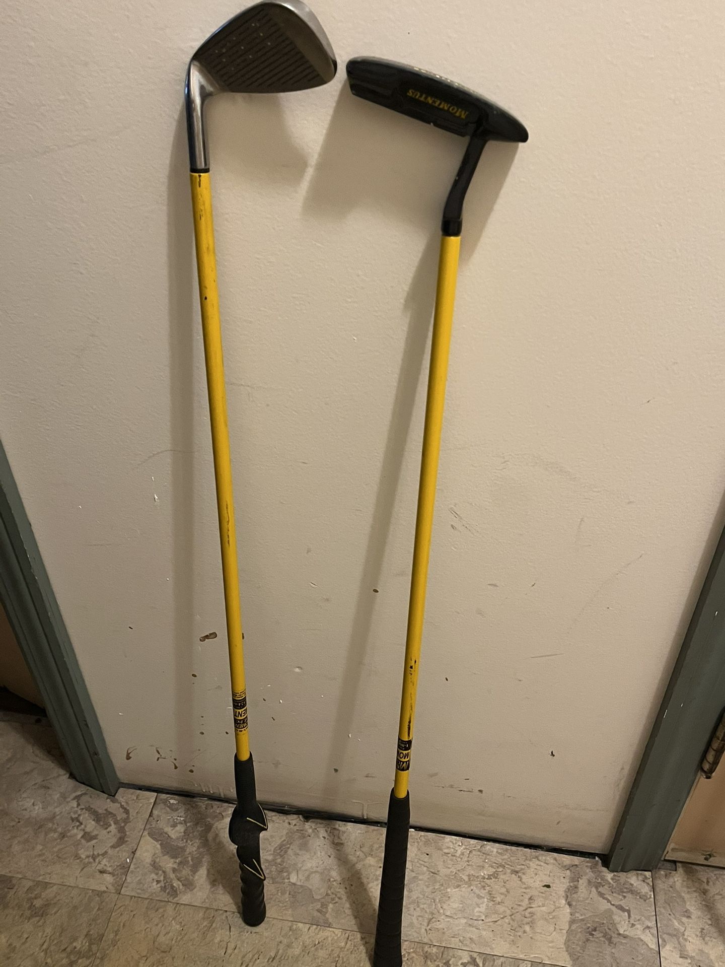 Momentus Golf Swing Trainer And Putter