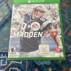 Madden 17 XBOX 1 
