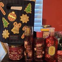 Bath Body Strawberry Snowflakes 
