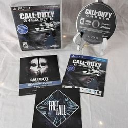 PS3 Game First Person Shooter Call of Duty Ghosts