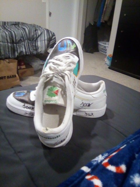 Graffiti Painted Reebok Classics