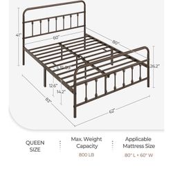 Queen Bed And Mattress