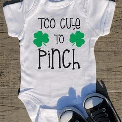 St Patrick's Day Baby Onesie