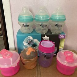 Tommee Tippee Baby Bottles, Formula Dispenser & Trainer Cups