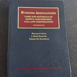 Business Associations- Cases and Materials