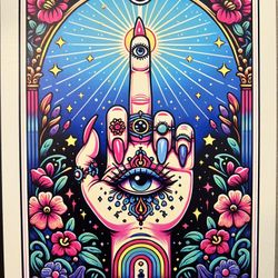 Tarot Card Wooden Humor Signs