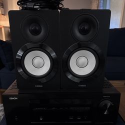 Yamaha NX-N500 Speakers and Denon AVR E300