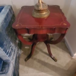 2 Solid Wood End Tables 