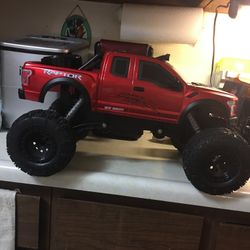 huge red r/c truck for parts