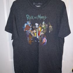 Rick And Morty Large Grey Top