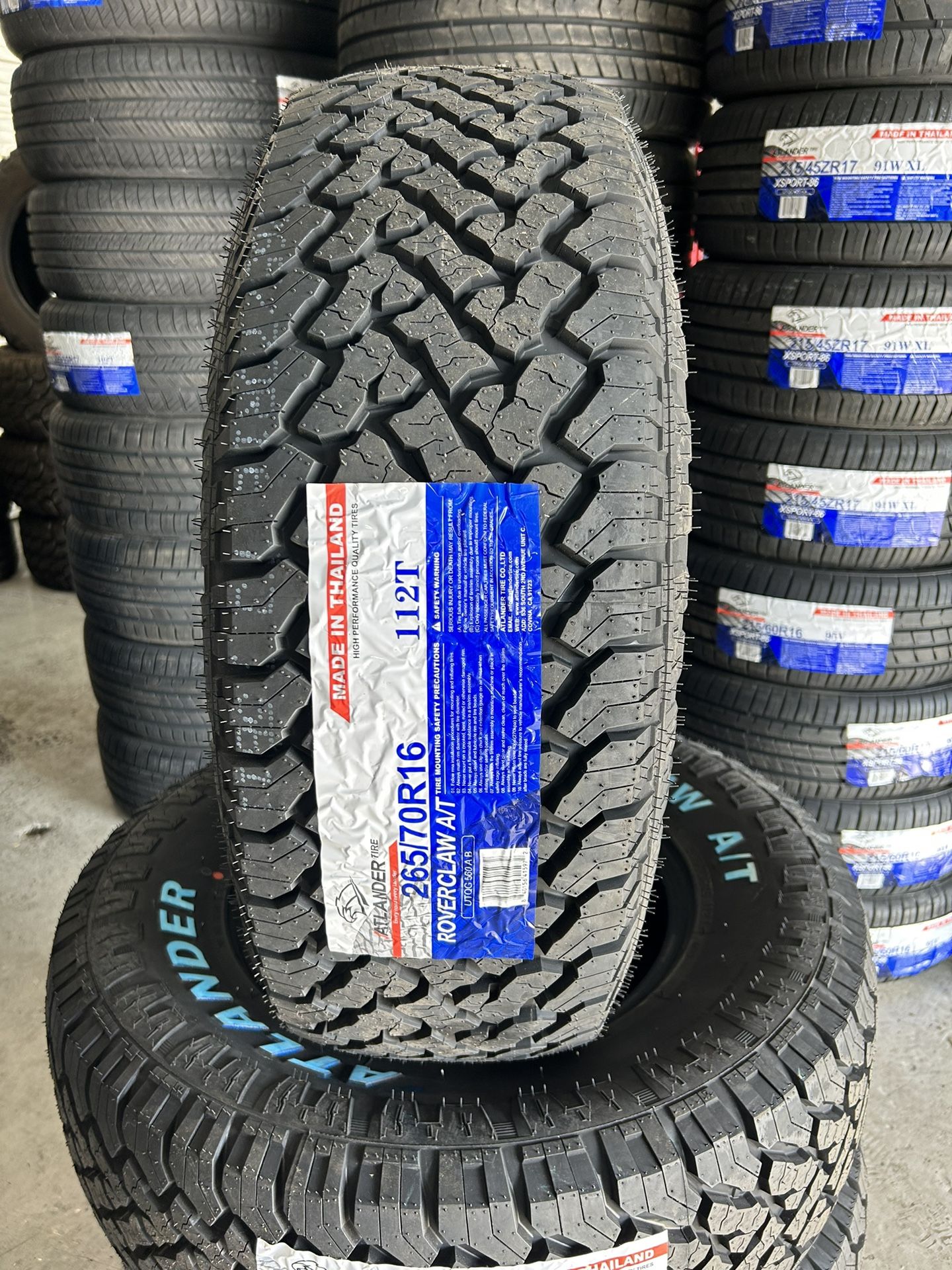 BRAND NEW SET OF ALL TERRAIN TIRES 265/70r16 265/70/16