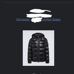 100% Authentic Men’s Moncler Maya Puffer Jacket 