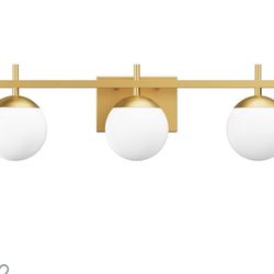 Gold Bathroom Light Fixture 