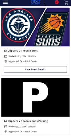 Clippers Vs Suns.  Oct 31 