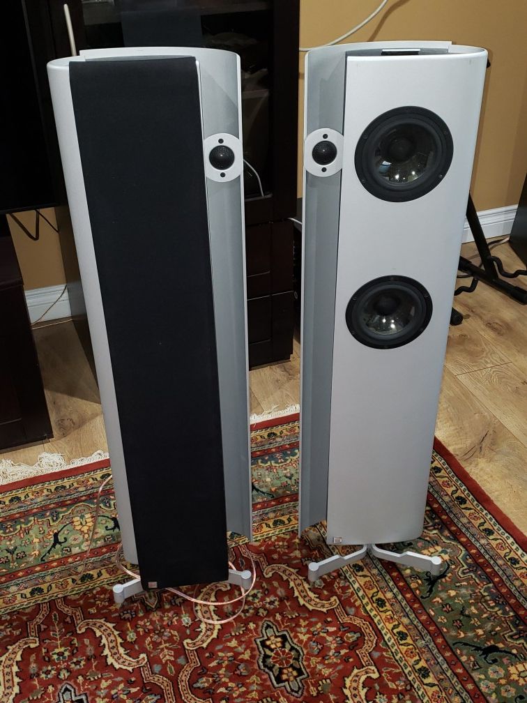 Vienna Acoustic Schonberg Towers and Berg Surround/Dolby Atmos home theater speakers