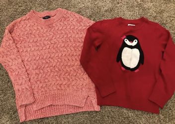 Girls Size 7/8 sweater lot