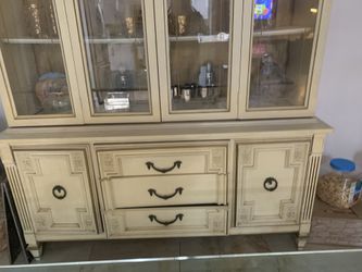 Free Antique China cabinet. With mini matching server