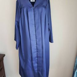 Blue Jostens BDG Collection Graduation Cap and Gown 4’ 10” - 5’ 00”