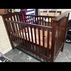 Wooden Baby Crib Asking $60 Obo
