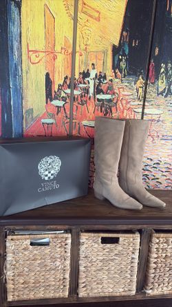 Vince Camuto suade knee high boots size 8.5
