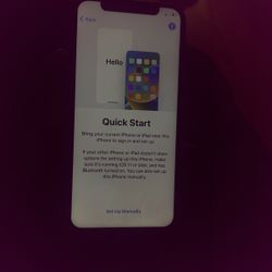 iPhone X Unlocked I Reset It An Can’t Open It 