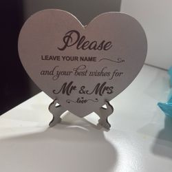 Small Wedding Sign