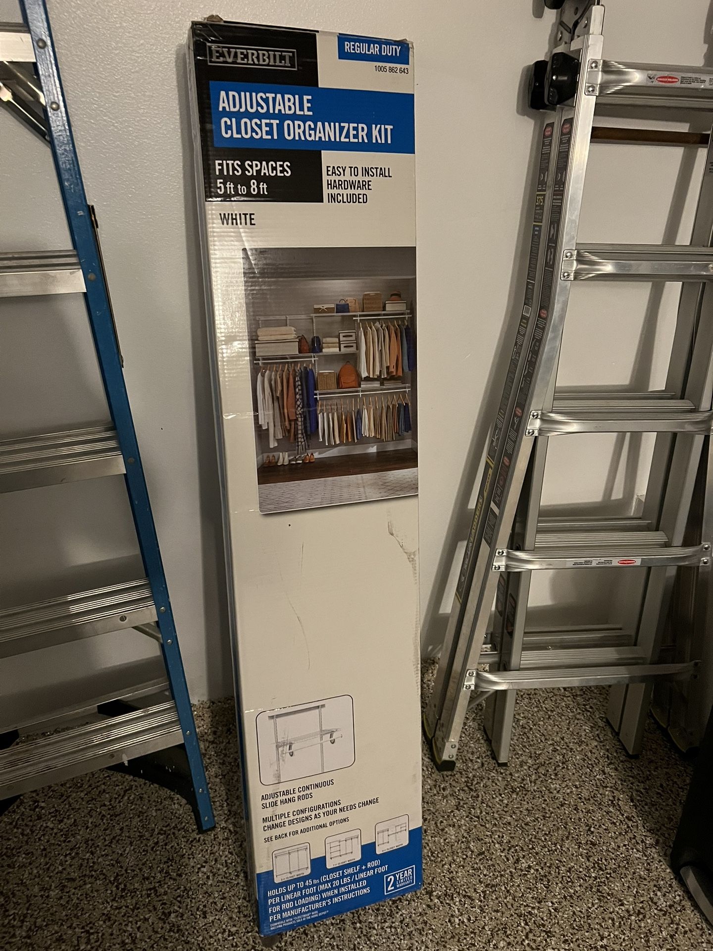 Everbilt Closet Organizer Kit for Sale in Corona, CA OfferUp